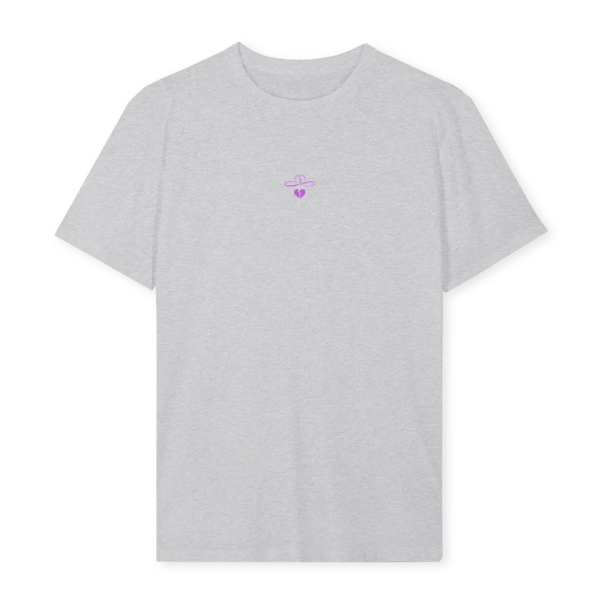 HRTBRKR Light Grey Marl Regular Tee.