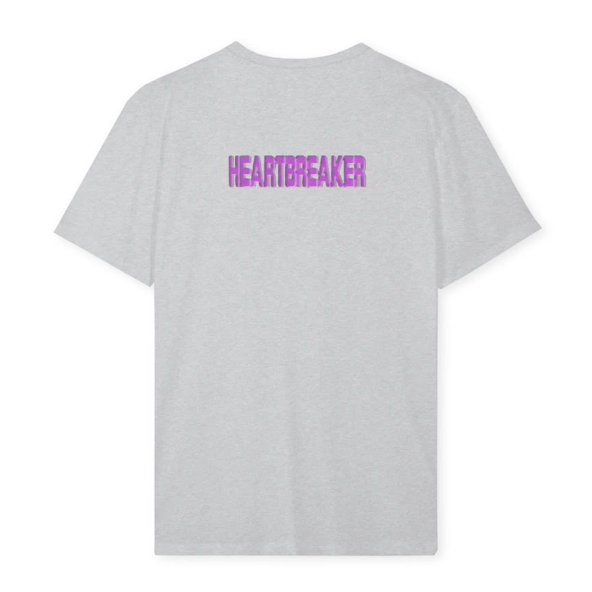 HRTBRKR Light Grey Marl Regular Tee. - Image 2