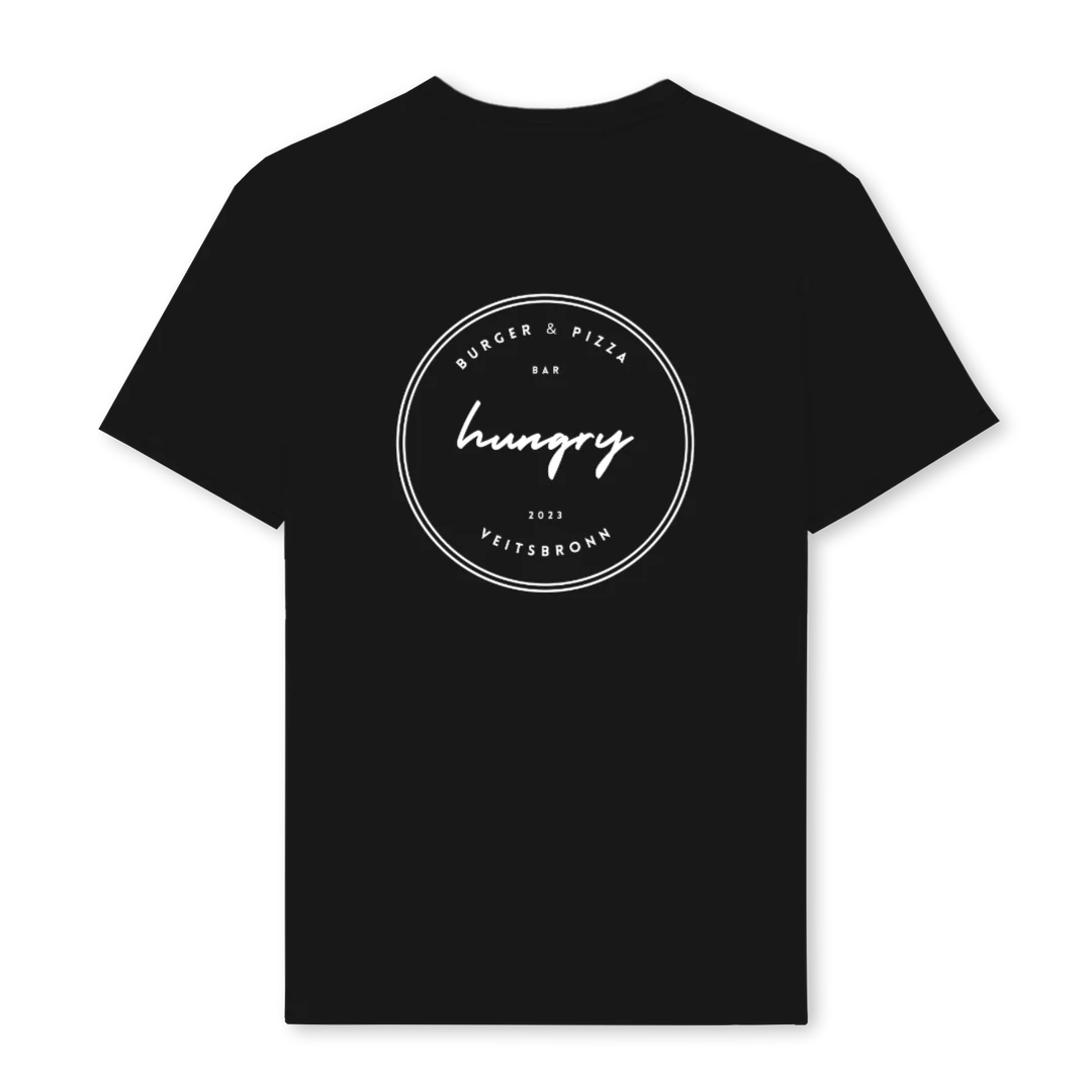 HUNGRY Black Regular Tee. - Image 2