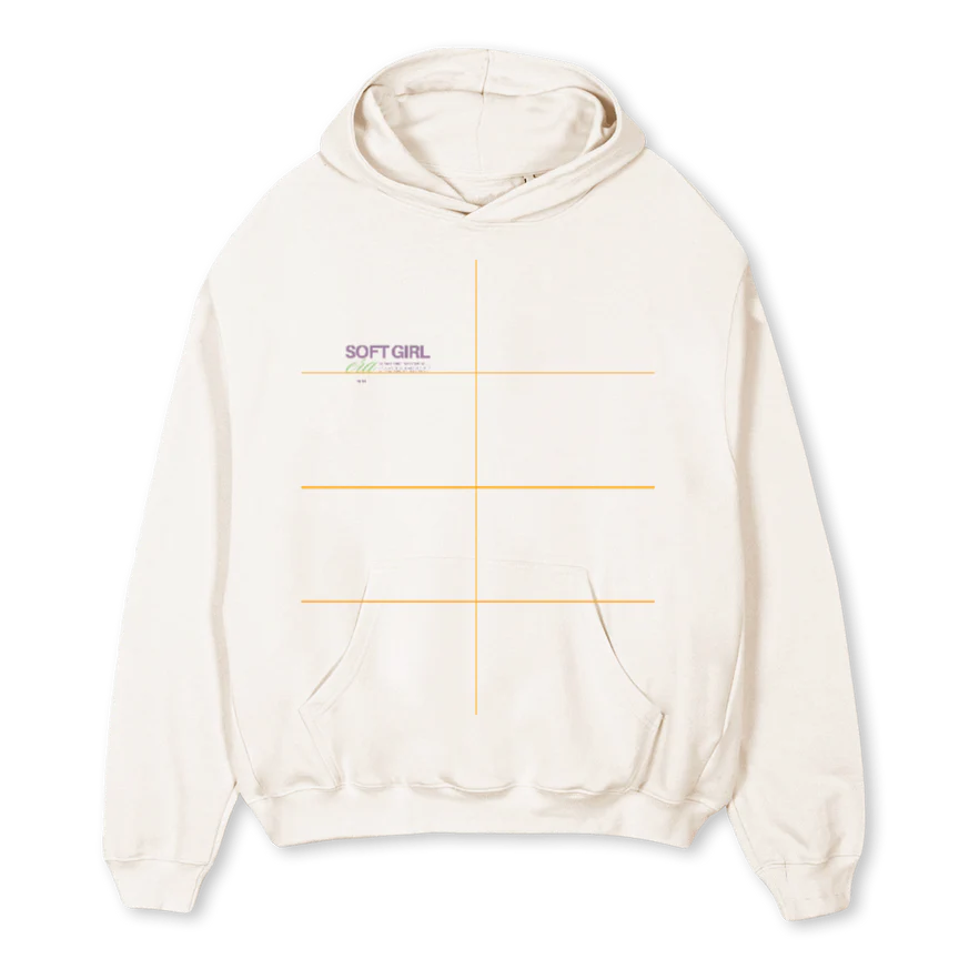 HVWSGEMULTI Vintage White Oversized Hoodie.