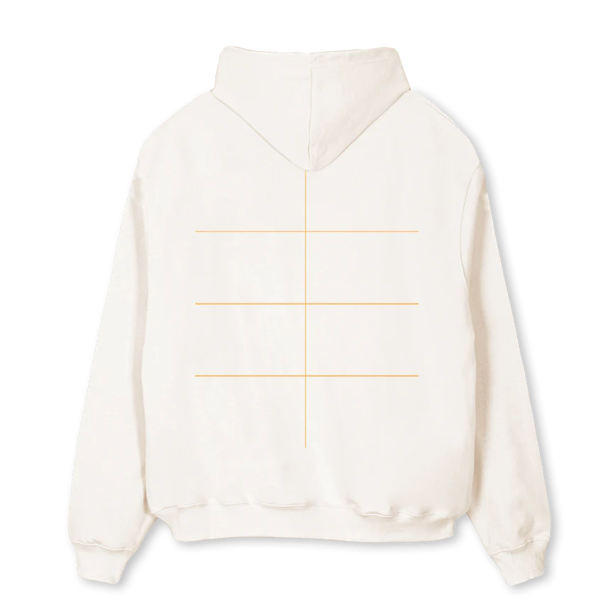 HVWSGEMULTI Vintage White Oversized Hoodie. - Image 2