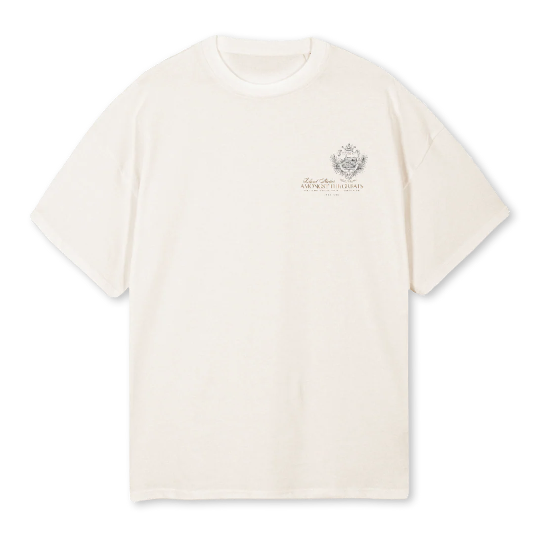 IBIZADALTVILLAGREATS Vintage White Oversized Tee.