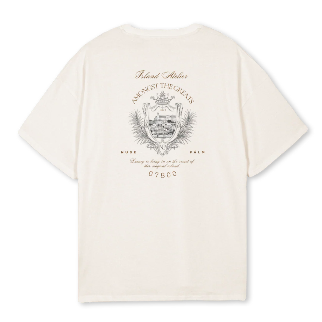 IBIZADALTVILLAGREATS Vintage White Oversized Tee. - Image 2