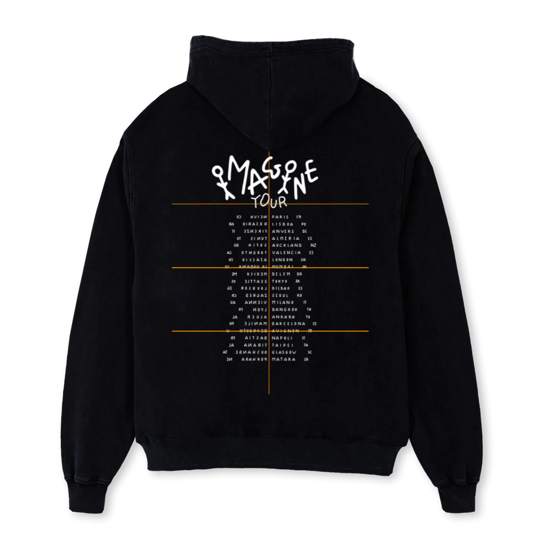 IMGTOURNOIR Black Oversized Hoodie. - Image 2