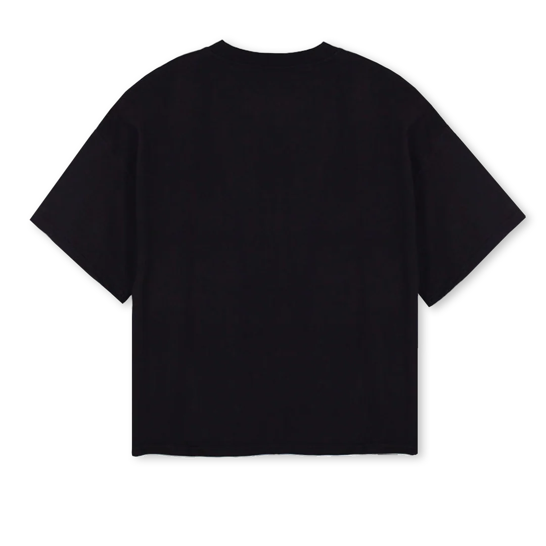 IMPERICON_B Black Oversized Boxy Tee. - Image 2