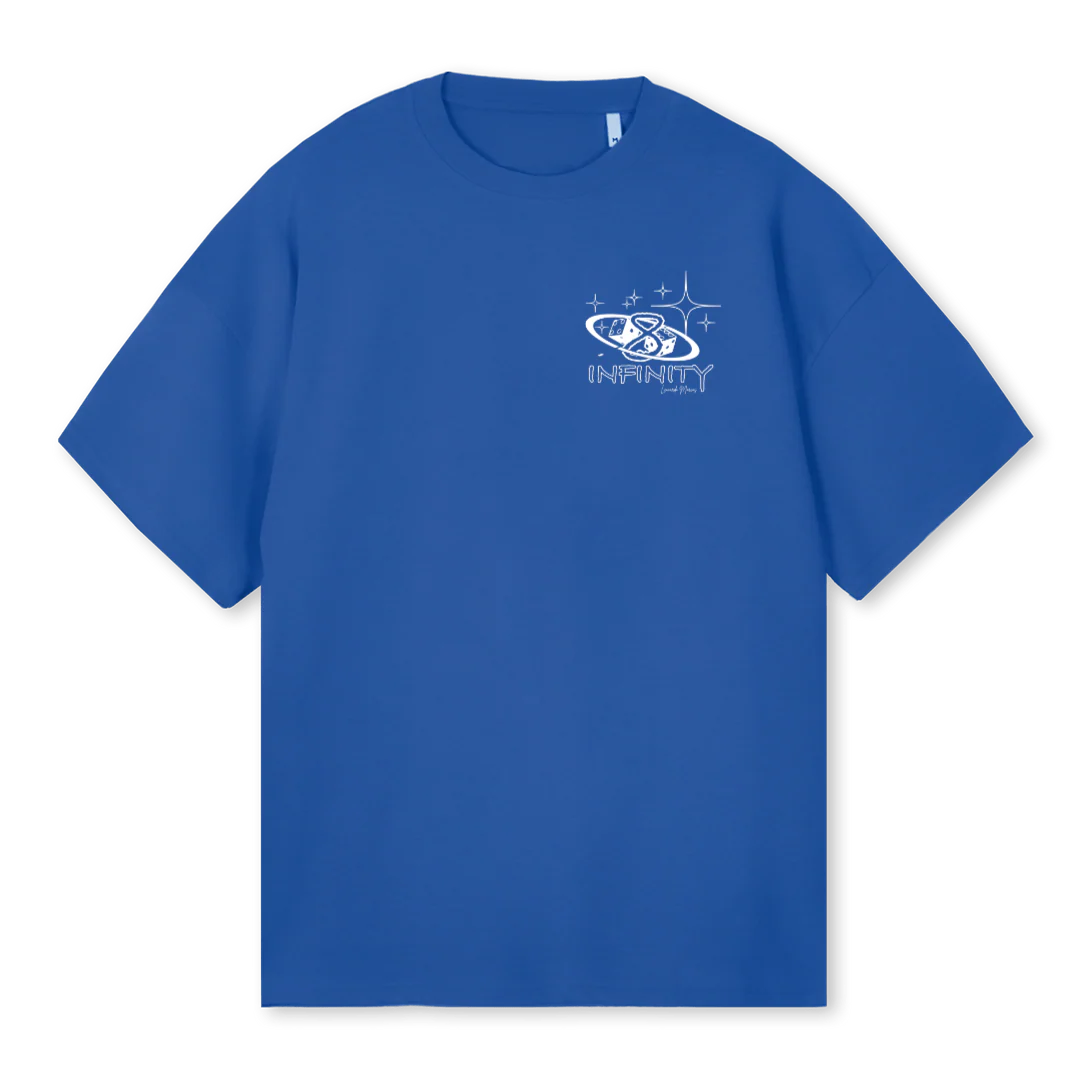 INFINITYYY Cobalt Blue Oversized Tee.