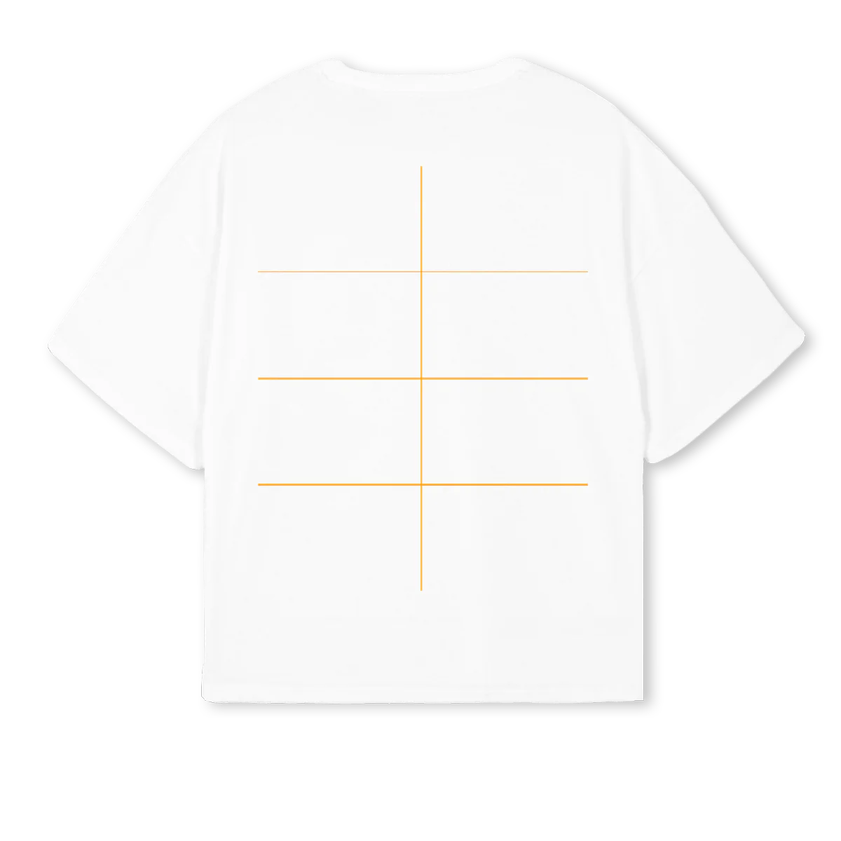 INITIALW White Oversized Boxy Tee. - Image 2