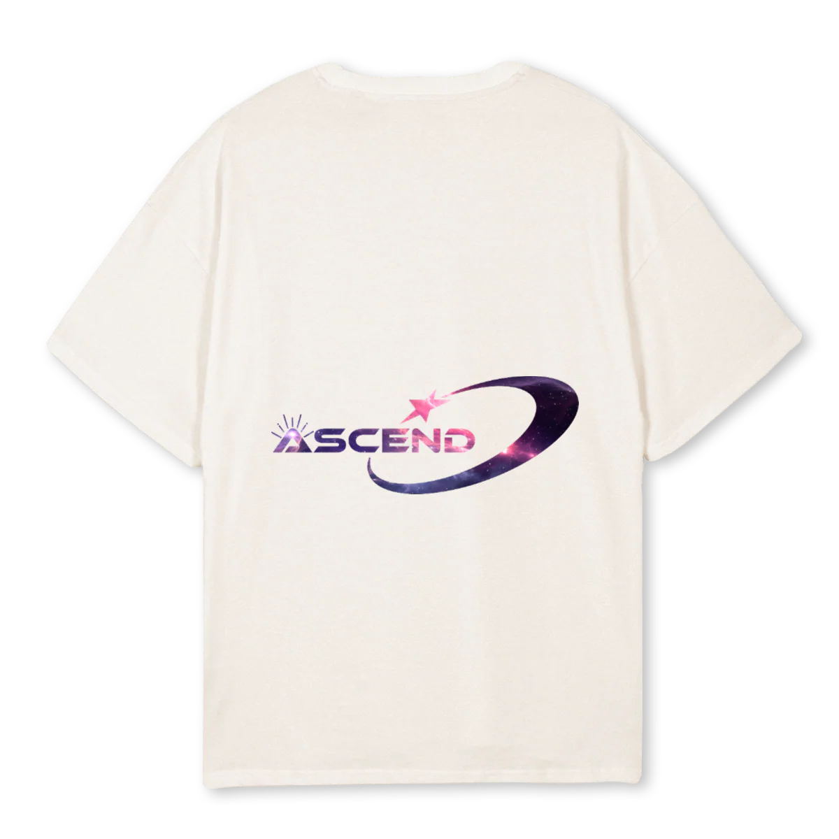 INNERSTELLAR_2 Vintage White Oversized Tee. - Image 2