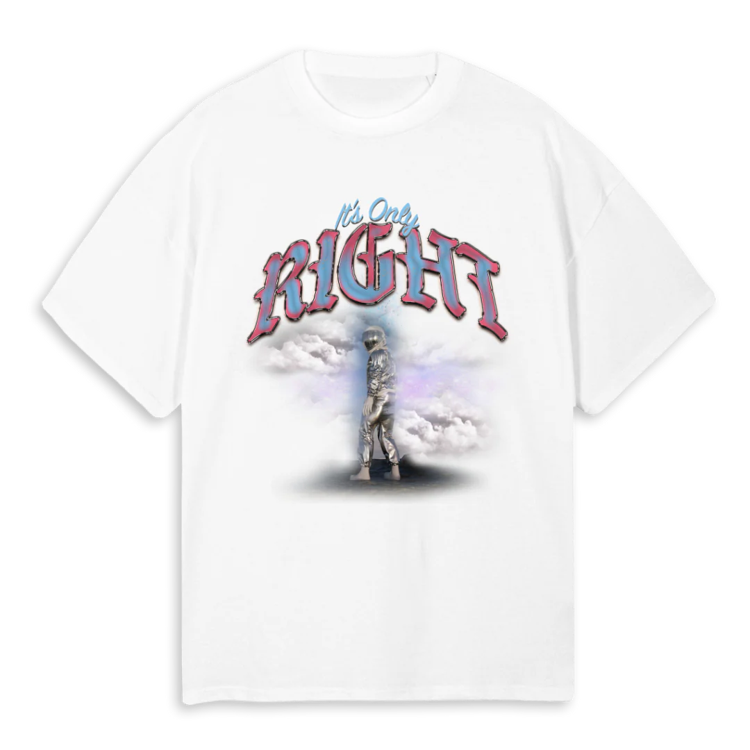 IOR White Oversized Tee.