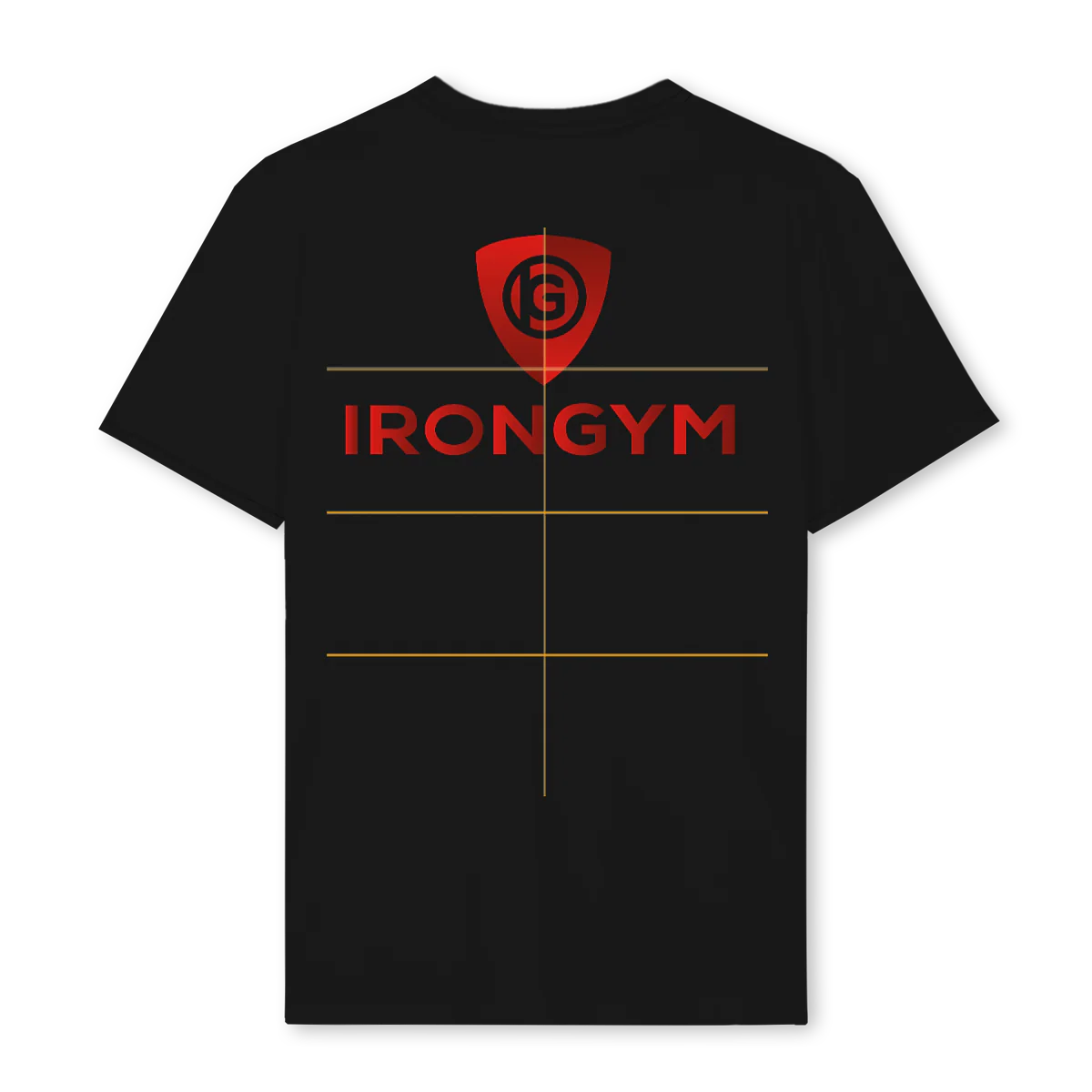 IRONGYMT Black Regular Tee. - Image 2