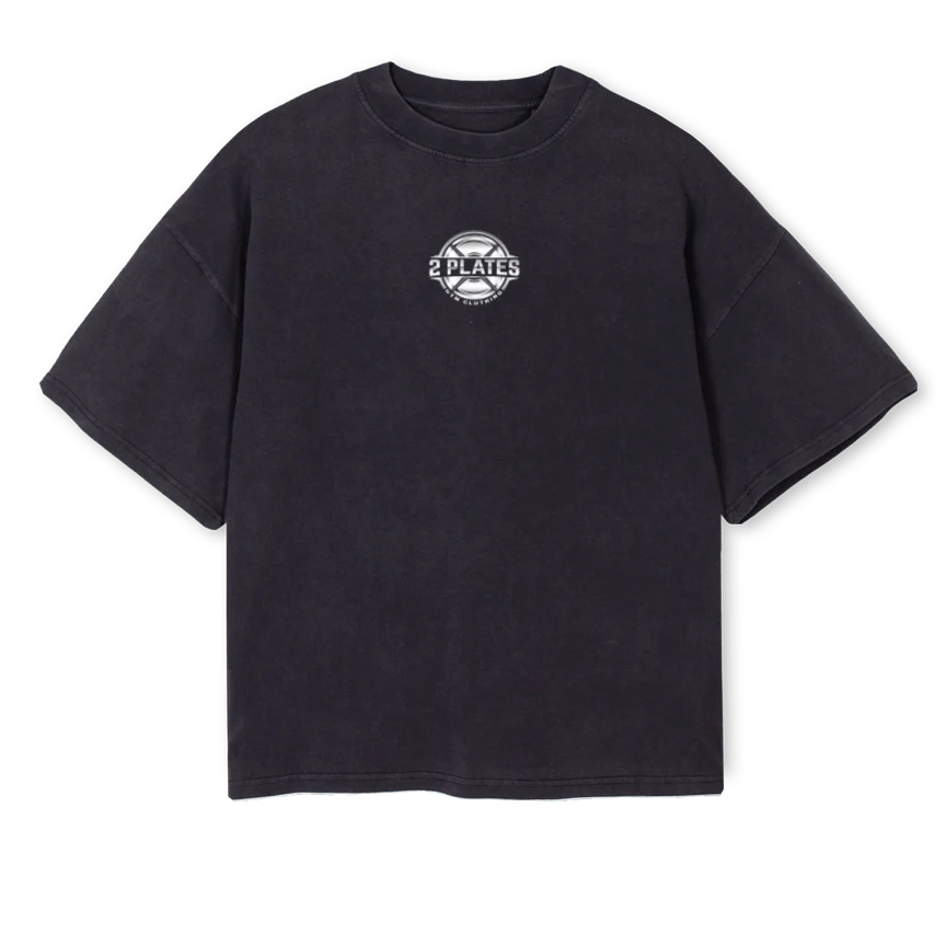 IRONWINGSSHIRT Vintage Black Oversized Boxy Tee.