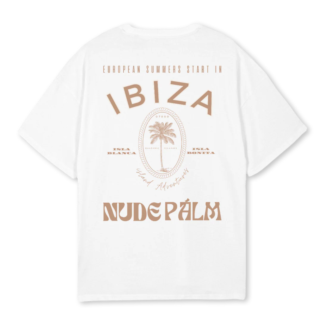 ISLAND White Oversized Tee. - Image 2