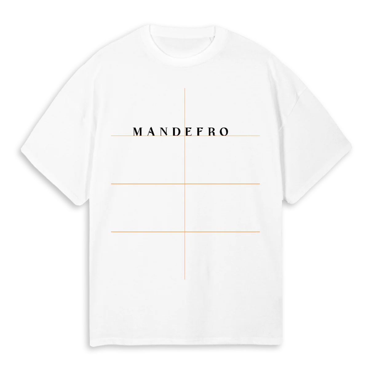 JAIDEN White Oversized Tee.