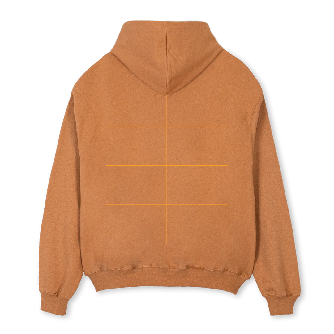JIRBILL HOODIE Camel Oversized Hoodie. - Image 2