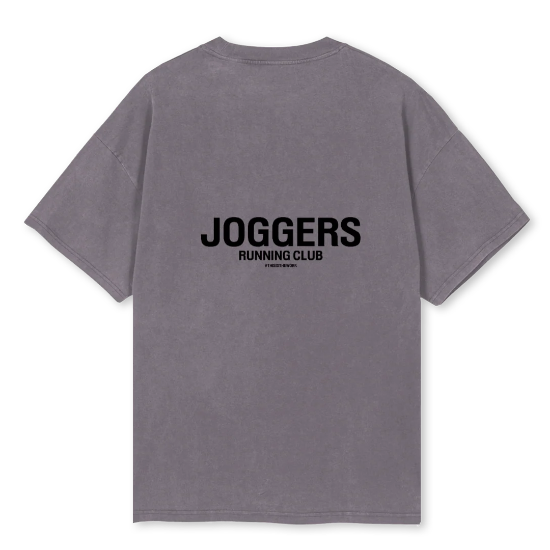 JOGGERSGREY Pigment Grey Oversized Tee. - Image 2