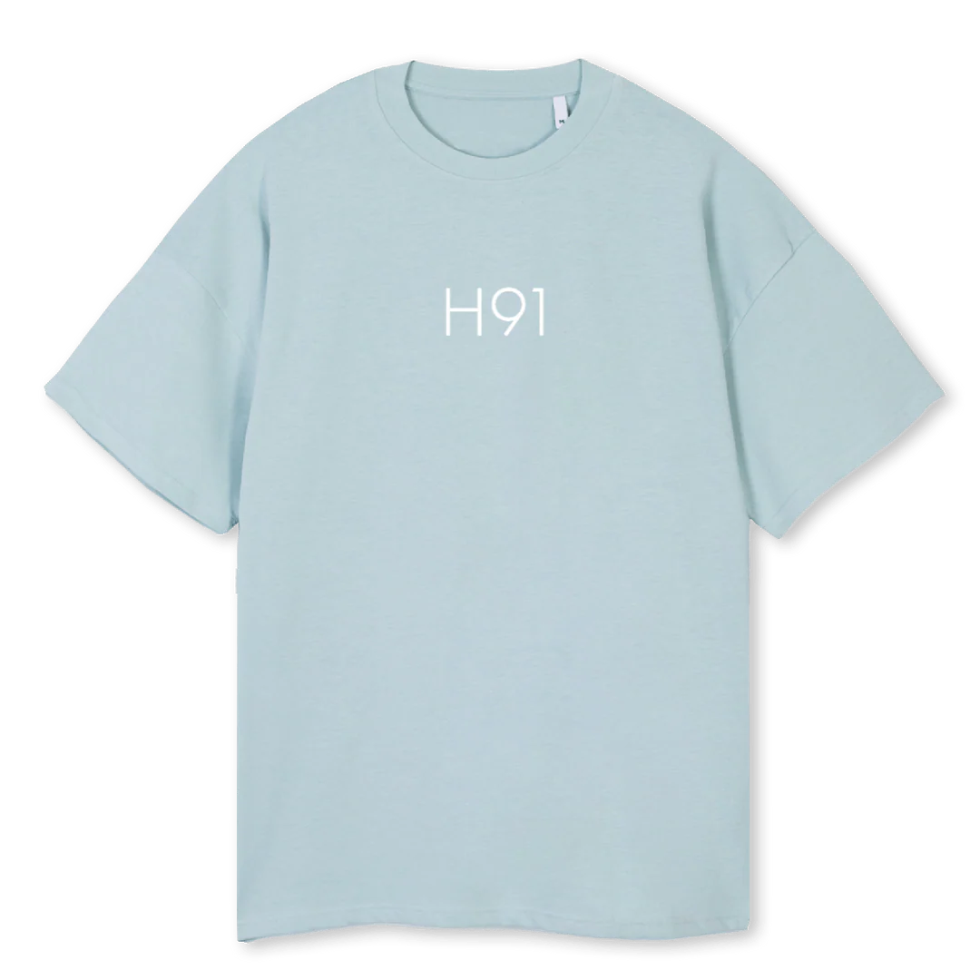 JOHNG_CENTERCB Cold Blue Oversized Tee.