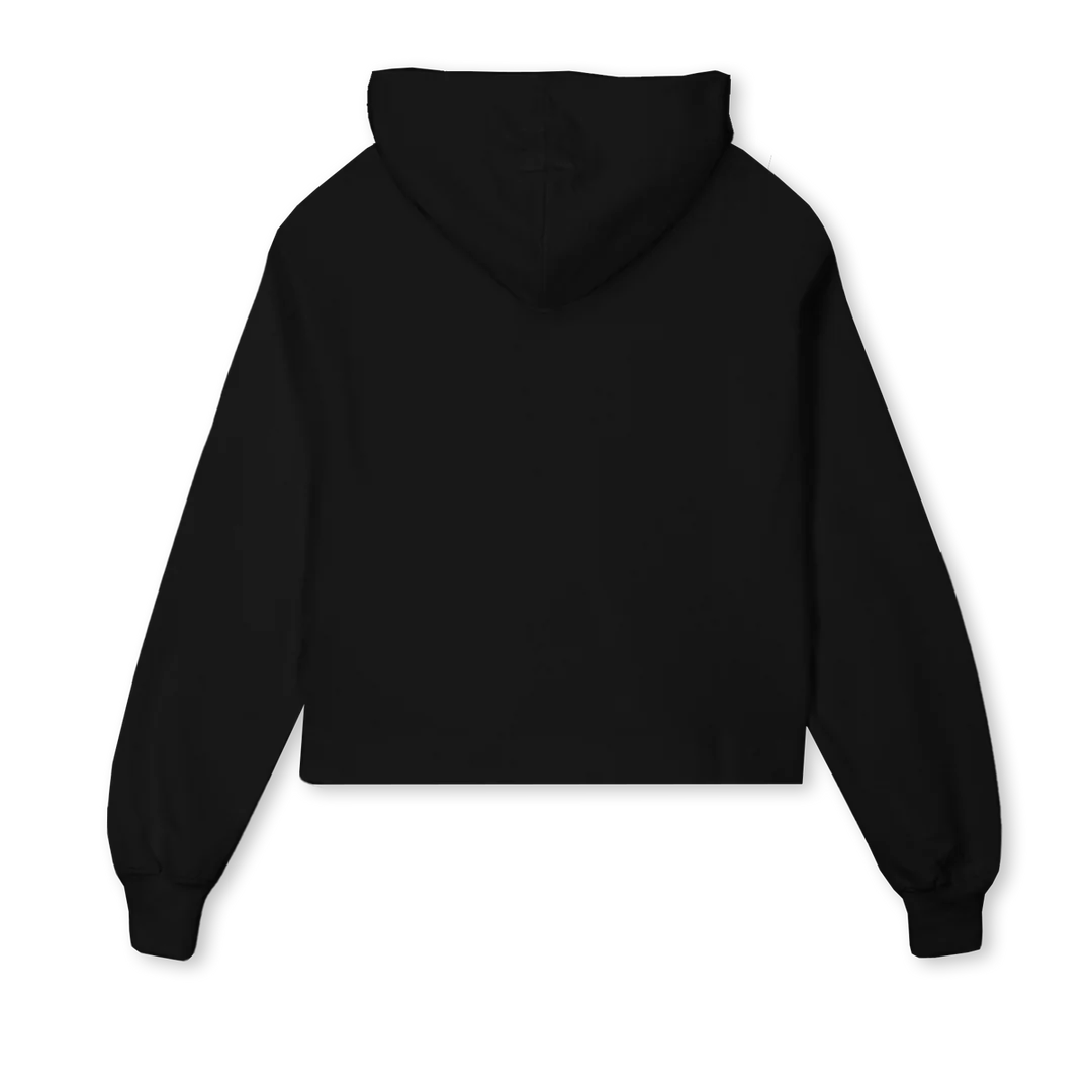 JOIN THE CULT Black Cropped Hoodie. - Image 2