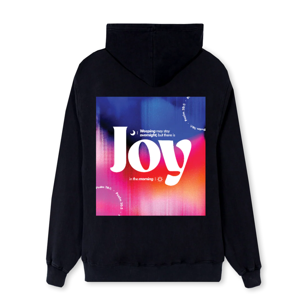 JOYBLACKHOODIE Black Regular Hoodie. - Image 2