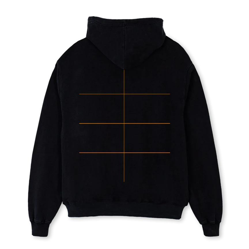 JPBLKOVRHOODIE Black Oversized Hoodie. - Image 2
