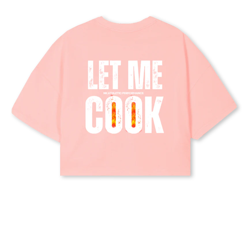 NKCROPLMCBLACK_PC Pink Clay Cropped Oversized Tee - Image 2