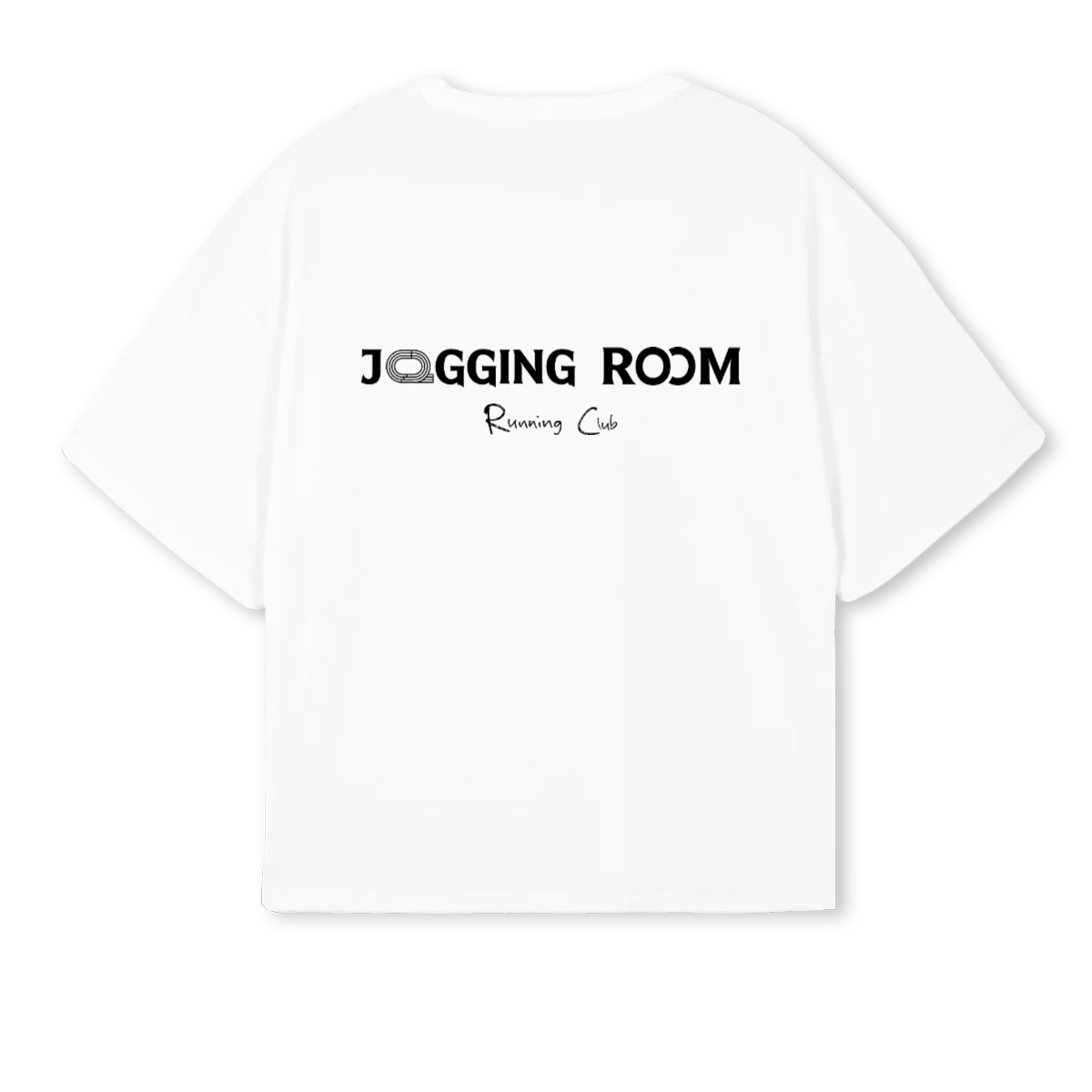 JRRUNCLUBWHITE White Oversized Boxy Tee. - Image 2