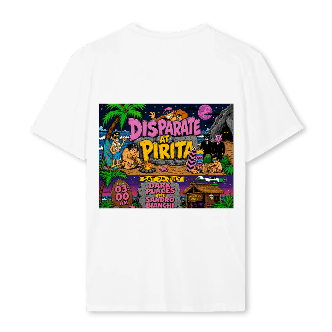 JULIO PIRITA White Regular Tee. - Image 2