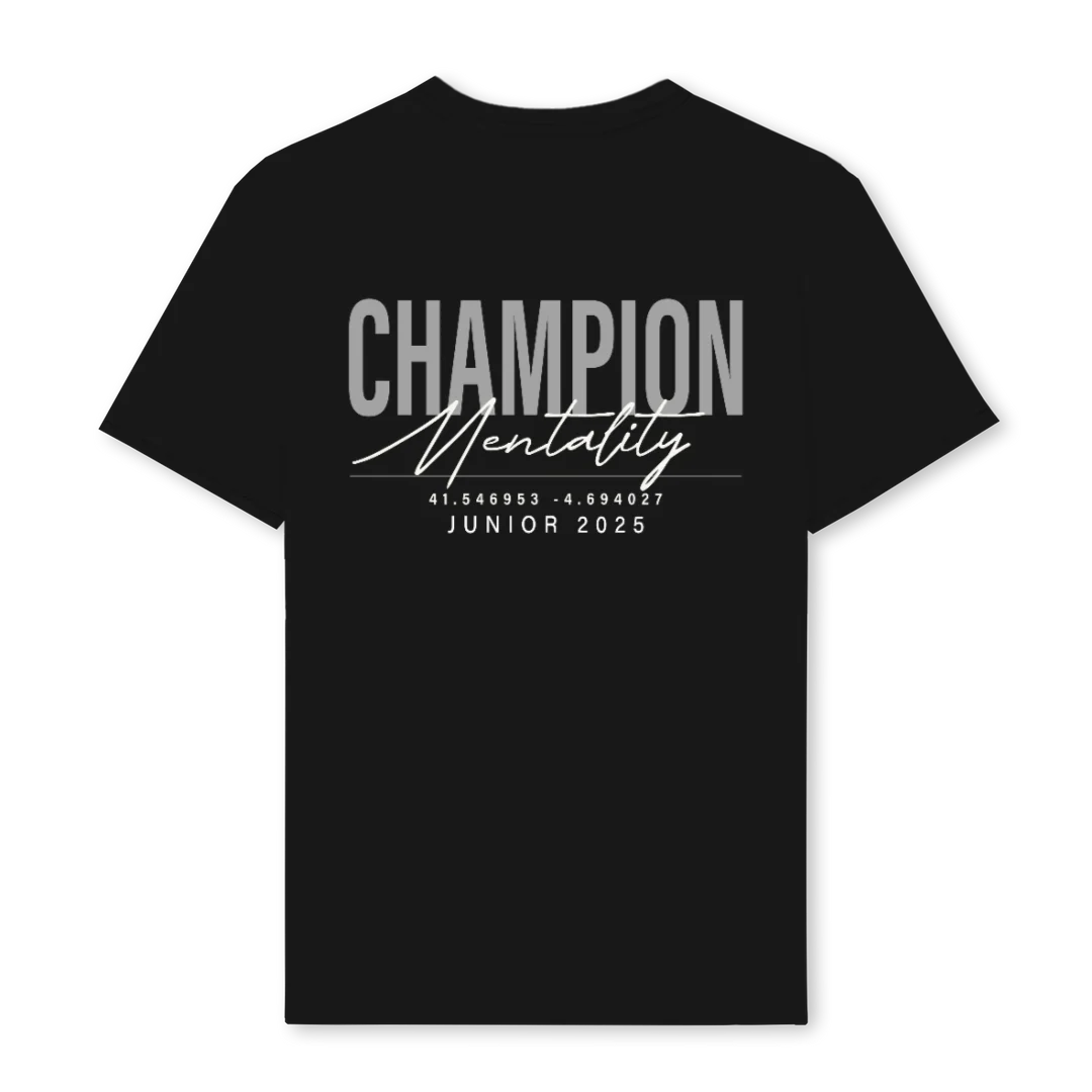 JUNIOR PODIO Black Regular Tee. - Image 2