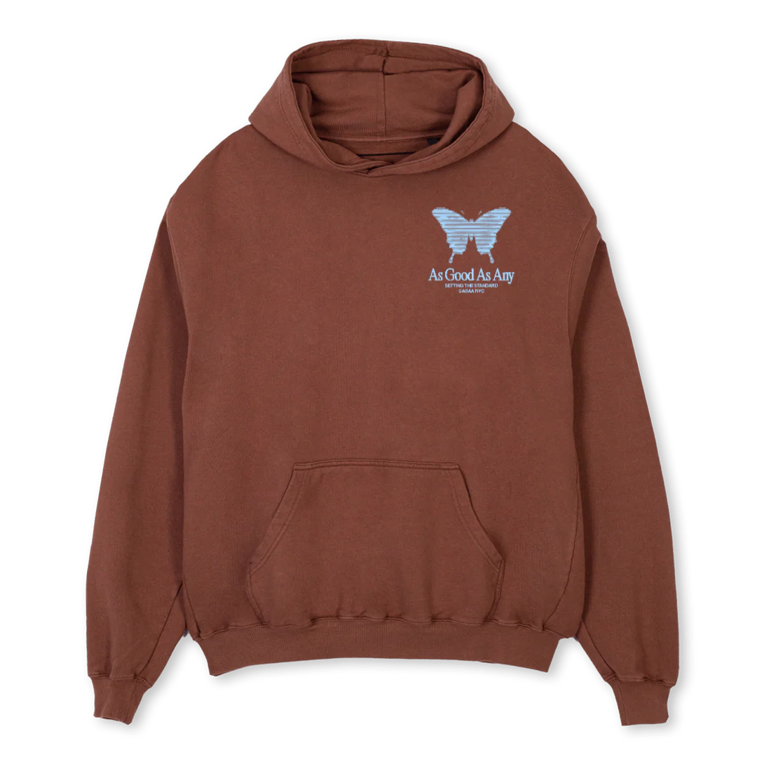 AGAAKINETIC_VB Vintage Brown Oversized Hoodie.