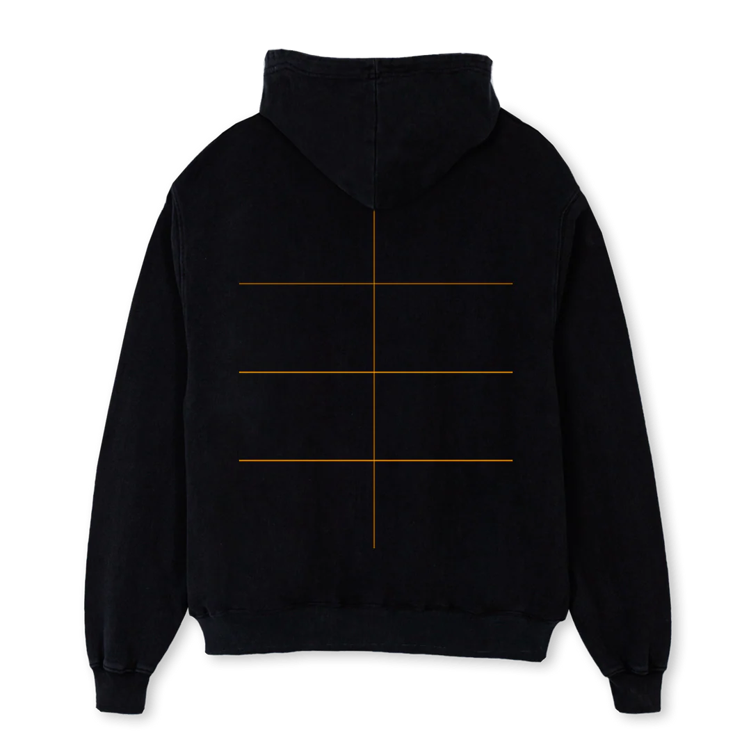 JW Black Oversized Hoodie. - Image 2