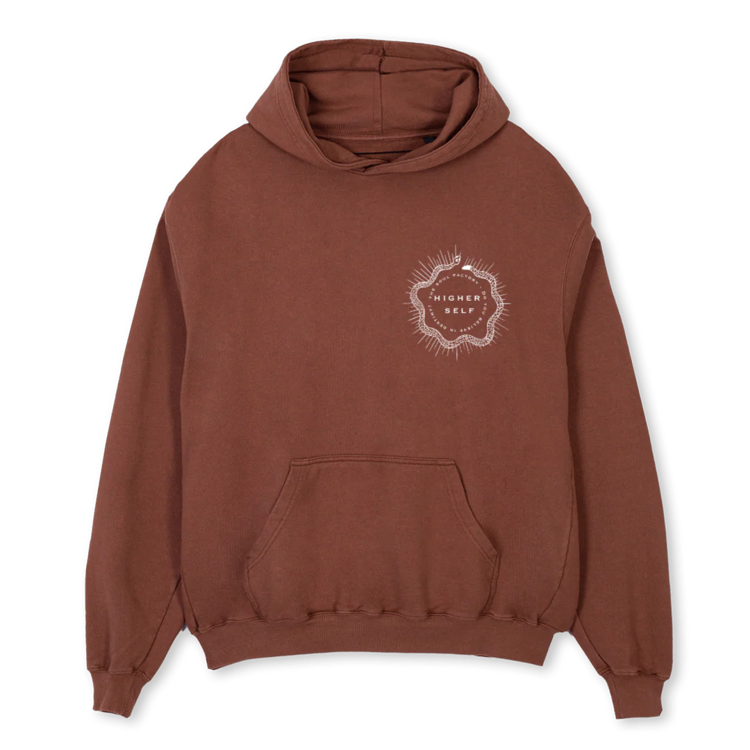 KACK DELUXE Vintage Brown Oversized Hoodie.