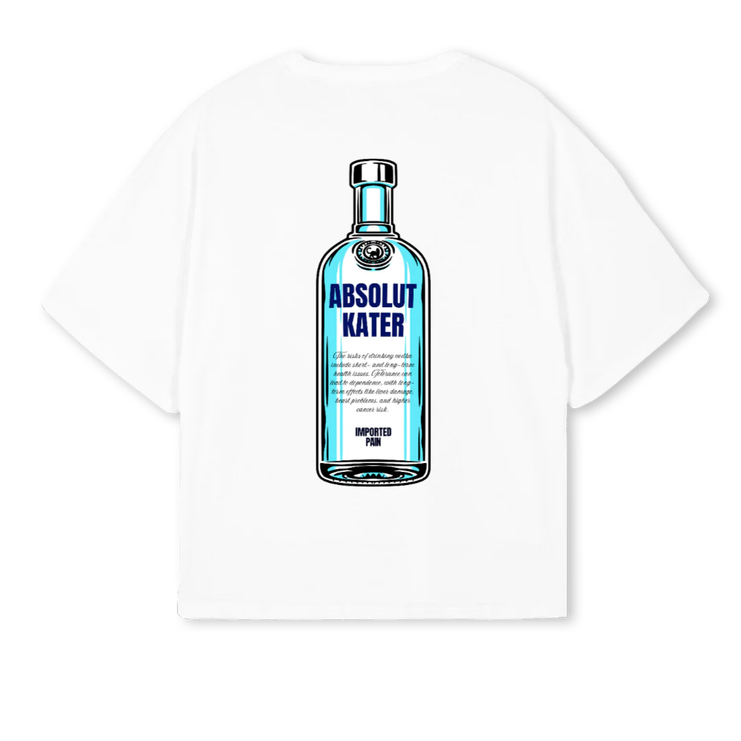 KATER White Oversized Boxy Tee. - Image 2