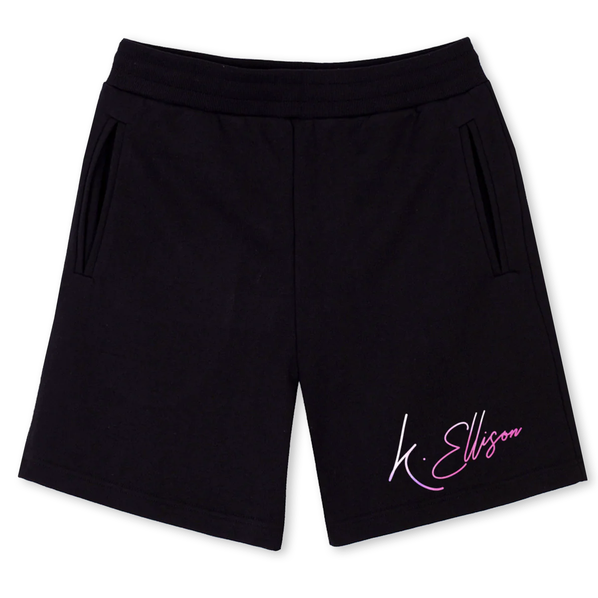 KELLIESHORTTHREE Black Sweatshorts.