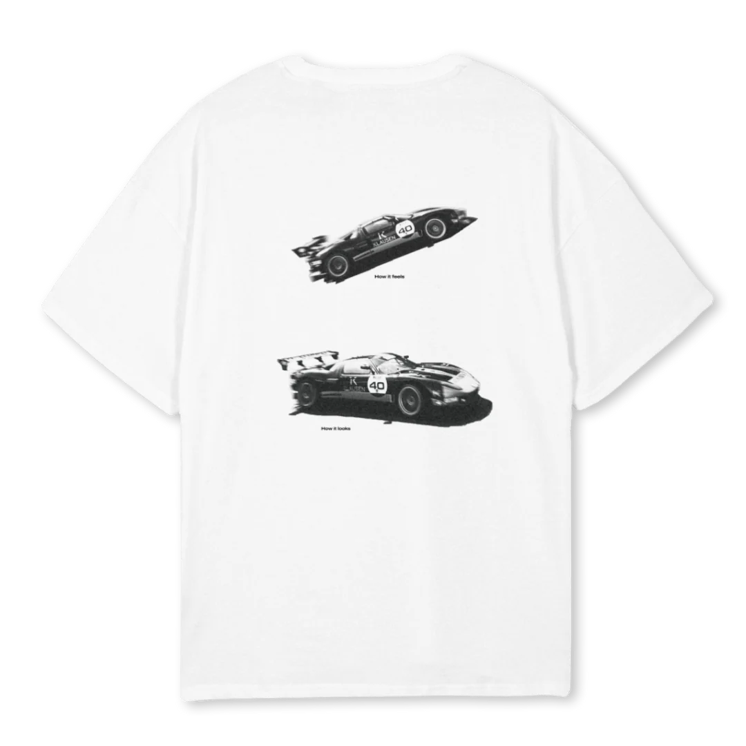 KLAUSEN ACHT White Oversized Tee. - Image 2