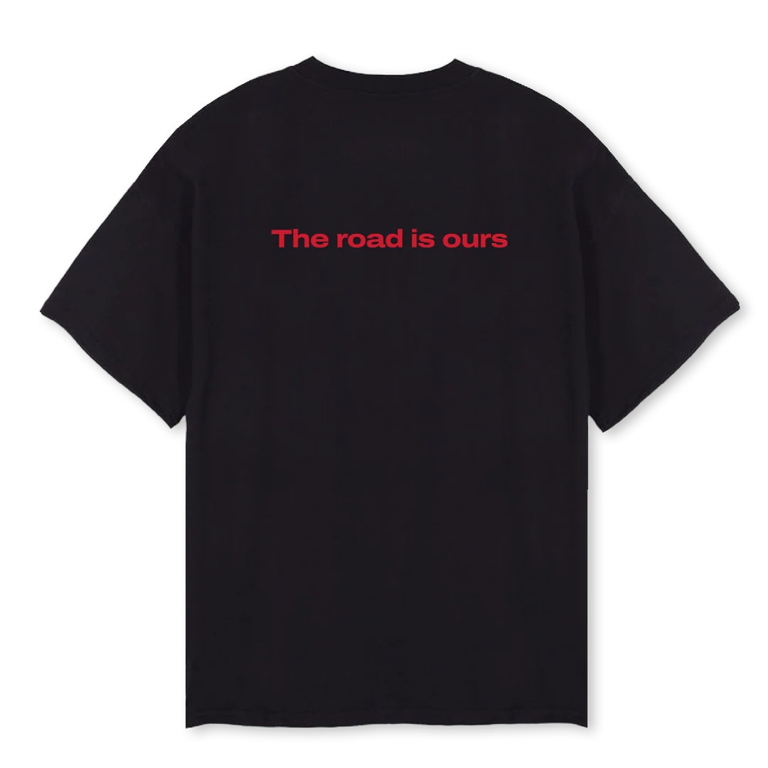 KLAUSEN NEUN Black Oversized Tee. - Image 2
