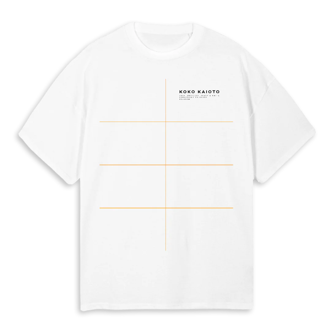 KOKO KAIOTO EINS White Oversized Tee.