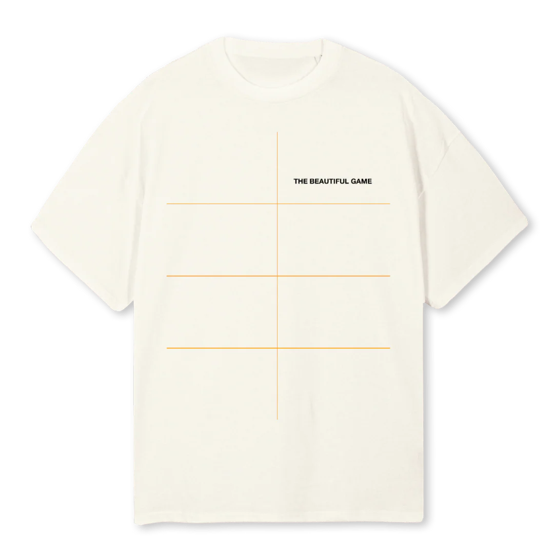 KRANTENKOP Cream Oversized Tee.