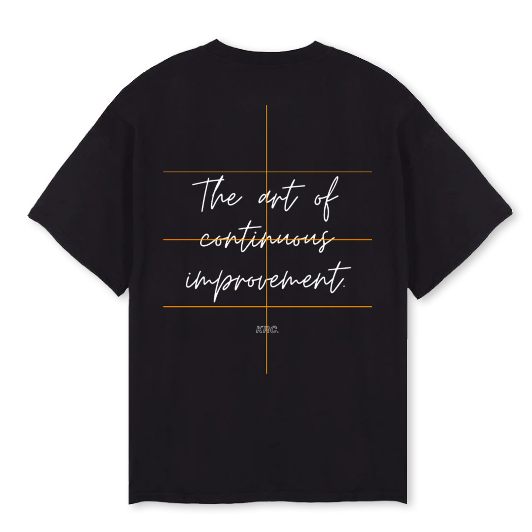 KRCSAMPLEONE Black Oversized Tee. - Image 2