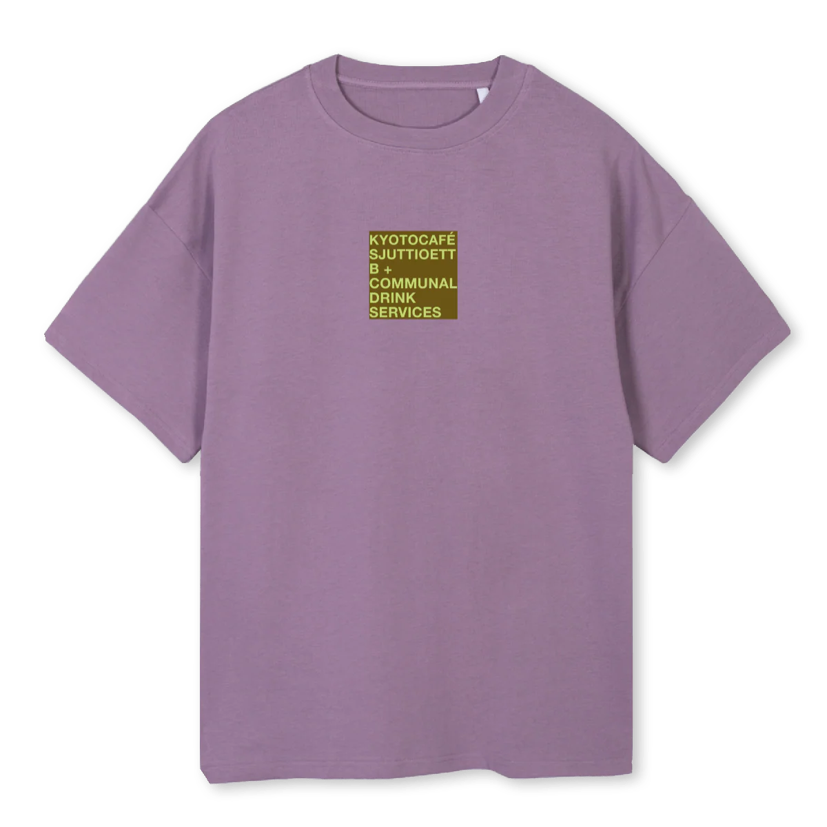 KYOTOPURPLE Purple Oversized Tee.