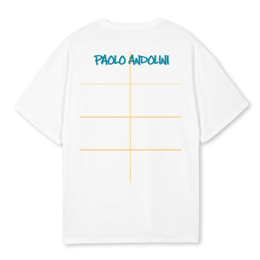 LANDER W E White Oversized Tee. - Image 2