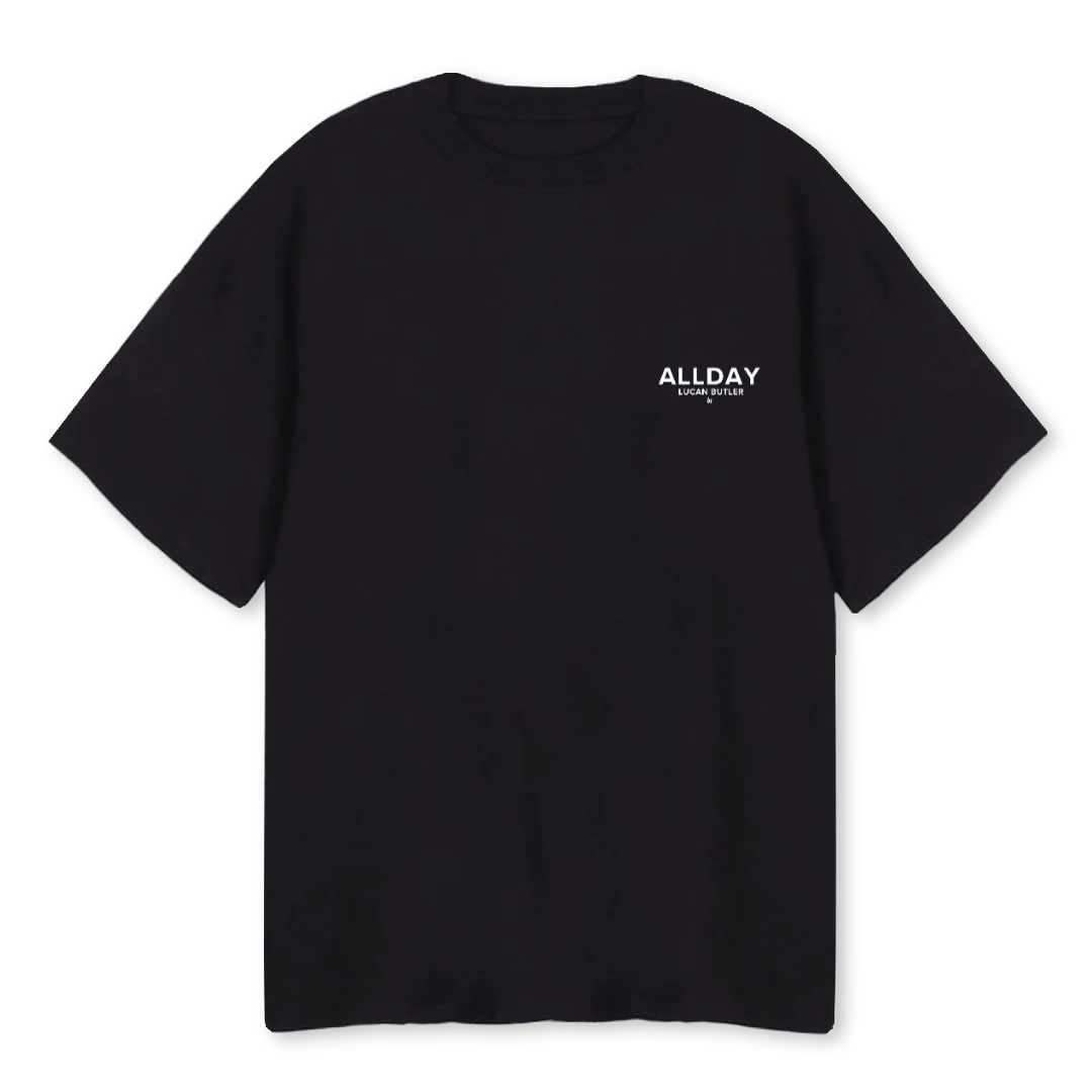 LB AD Black Oversized Tee.