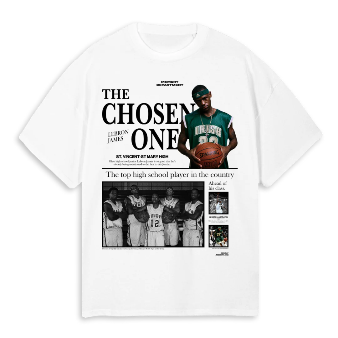 LEBRON White Oversized Tee.