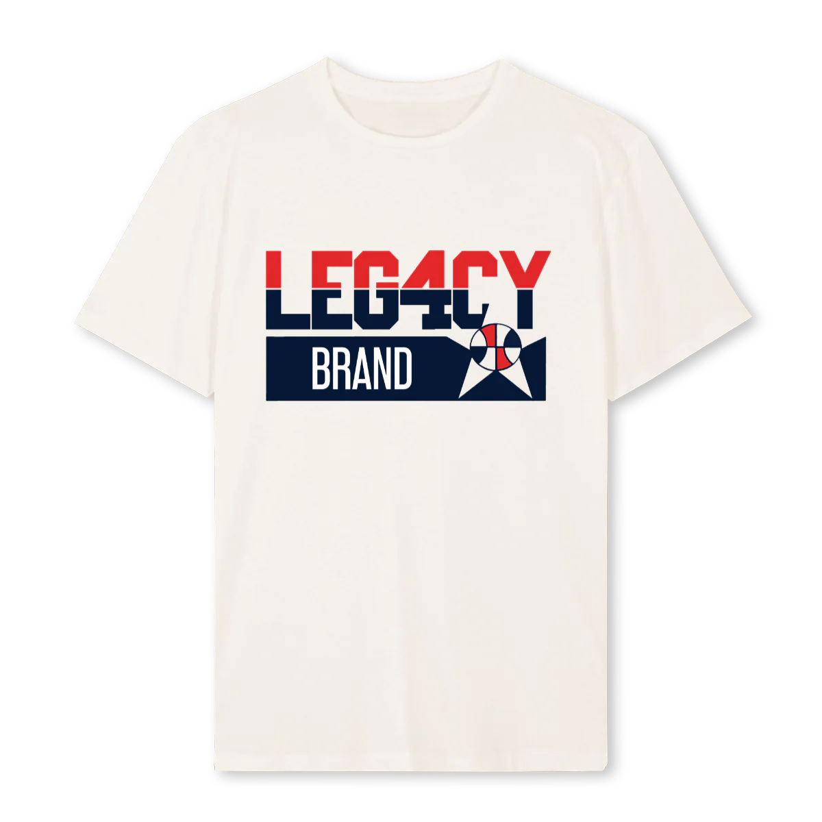 LEGACY_1 Vintage White Regular Tee.