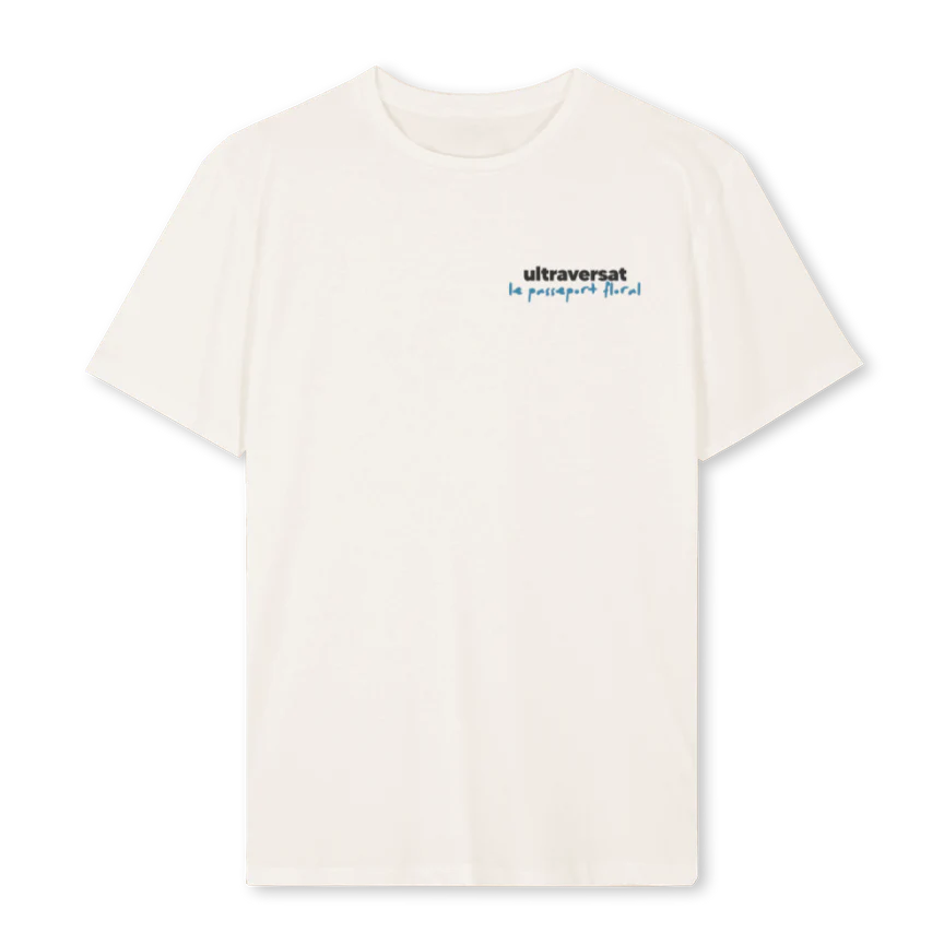 LEPASSEPORTFLORAL Vintage White Regular Tee.