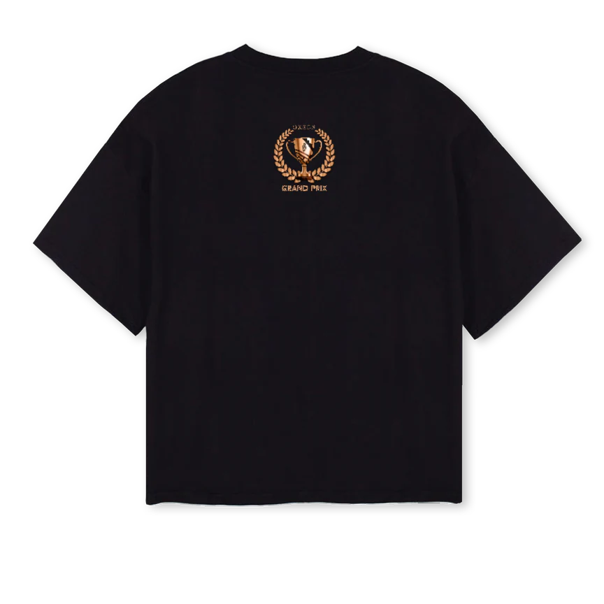 LET HER DRIFT  Black Oversized Boxy Tee. - Image 2
