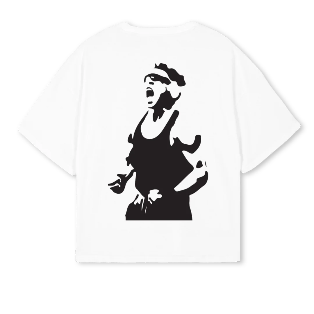 LEXDESIGN White Oversized Boxy Tee. - Image 2