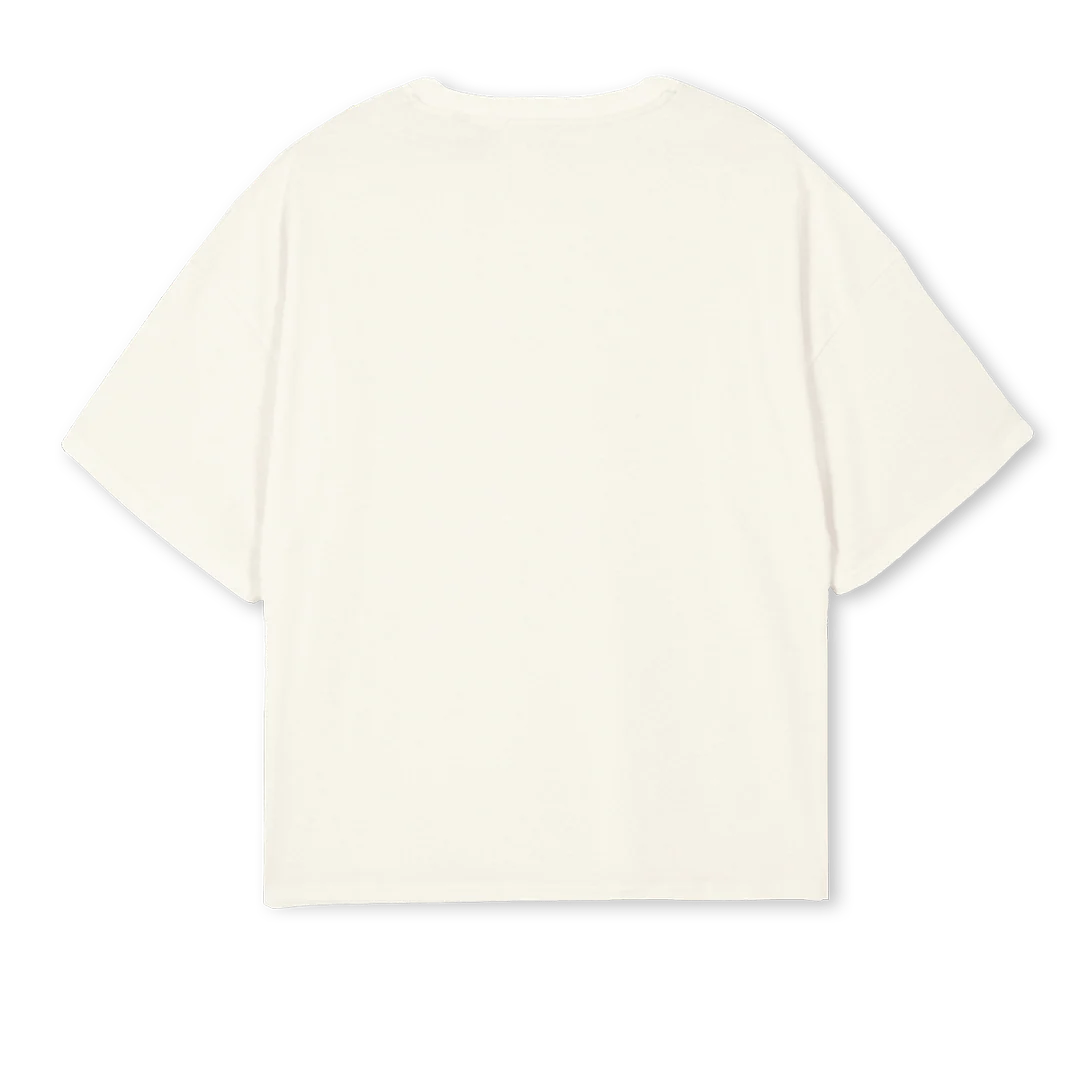 LEYENDAS Cream Oversized Boxy Tee. - Image 2