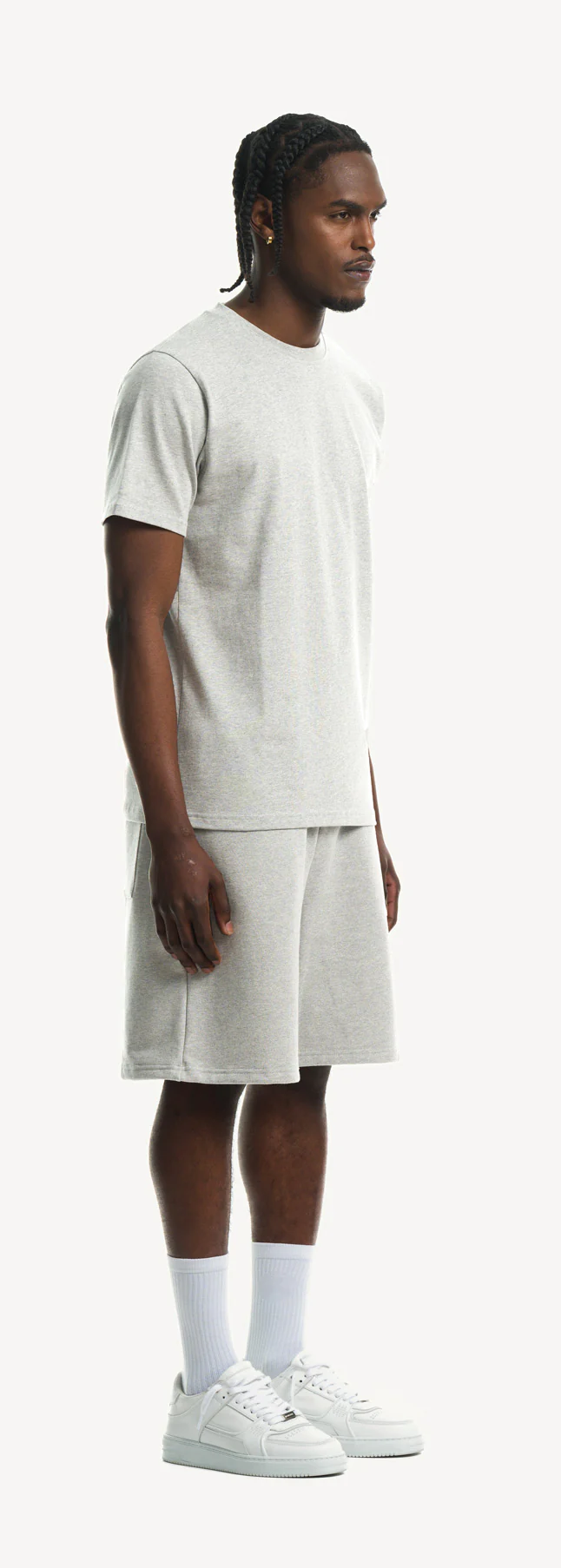 Light Grey Marl Regular Tee. - Image 3