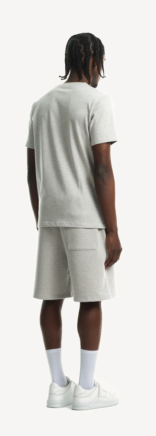 Light Grey Marl Regular Tee. - Image 5