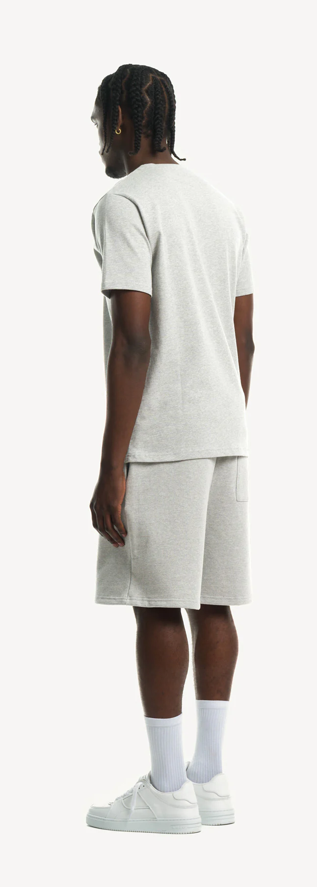 Light Grey Marl Regular Tee. - Image 7