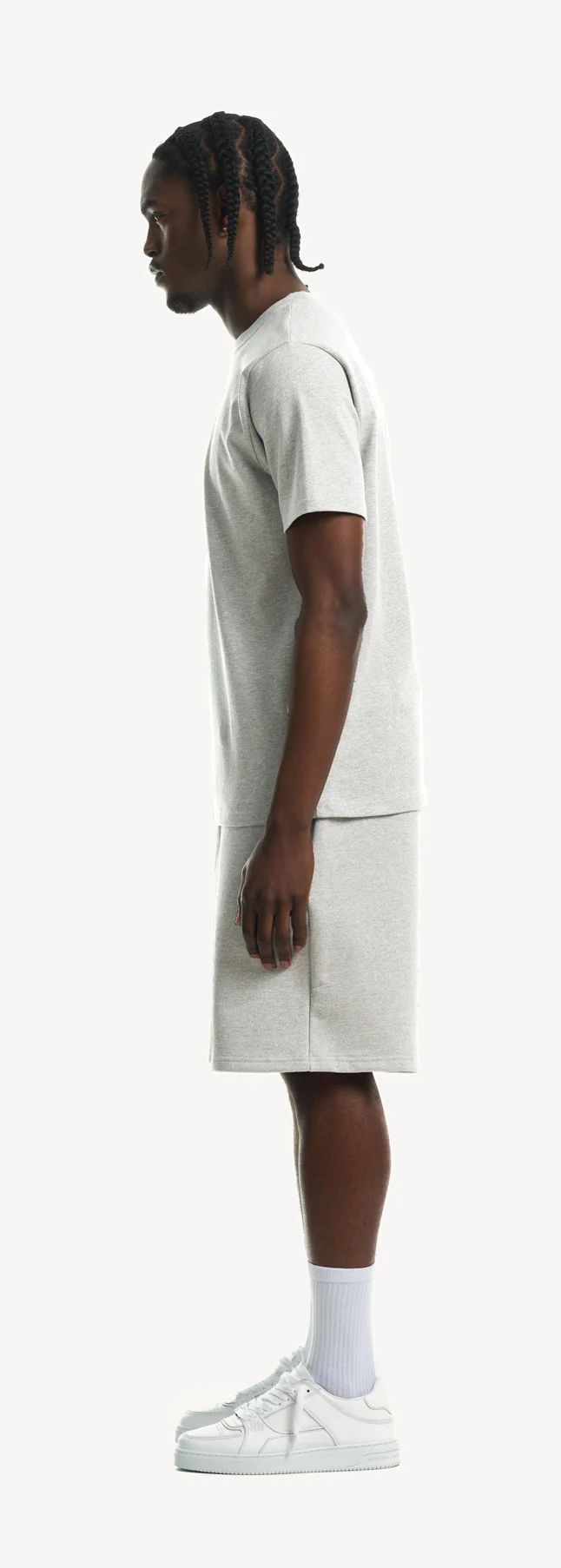 Light Grey Marl Regular Tee. - Image 8